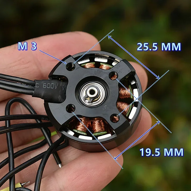 2808 Brushless Motor 700KV ZD2808-V1.9 High Efficiency Disk Brushless Motor DIY Multi-rotor Aircraft Airplane UAV Model