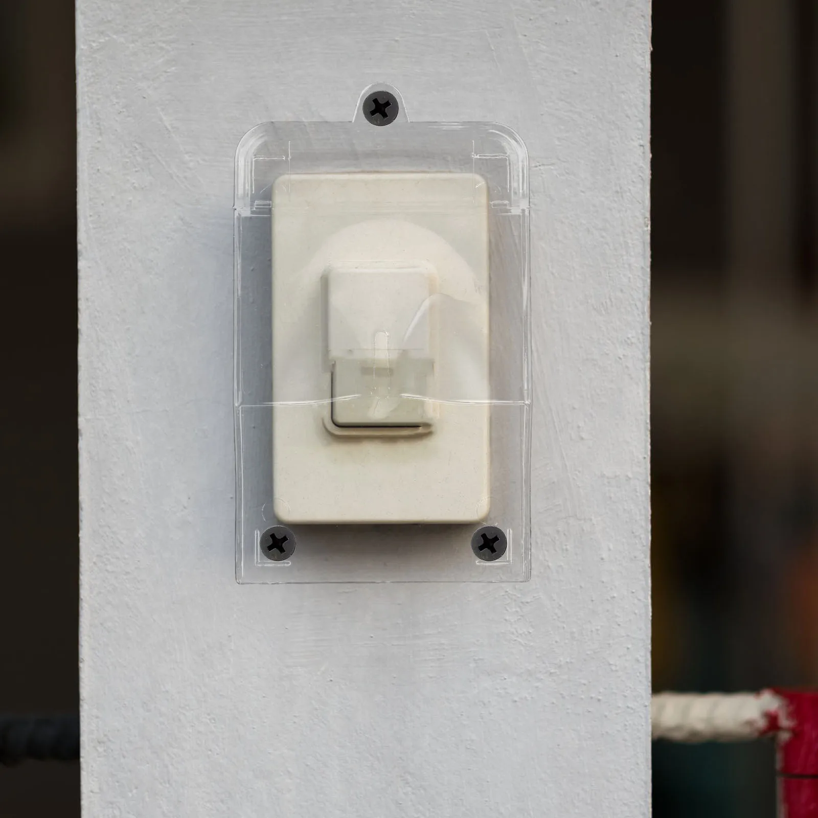 

Waterproof Doorbell Cover Transparent Rainproof Protector For Outdoor Entrance Monitor Hd Camera No Drill Mount Doorbell Cover