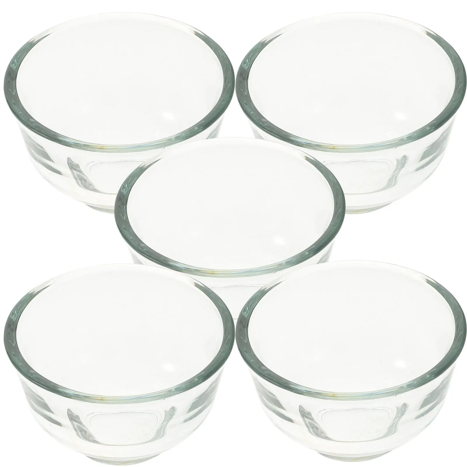 

5Pcs High Borosilicate Glass Tea Cups Elegant Drinkware for Home and Office Tea Cups High Borosilicate Glass Cup