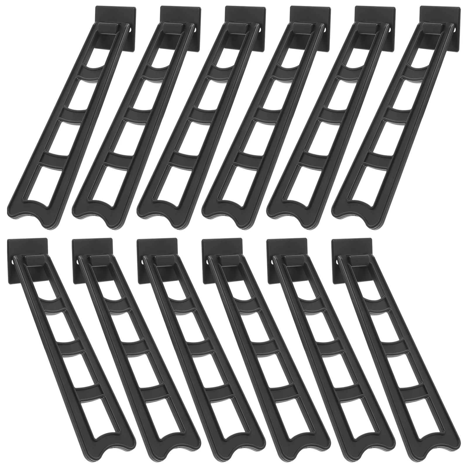 

20 Pcs Photo Frame Stand Easel Backs for Picture Frame Black Extra Large Plastic Supports Display Tabletop Holders
