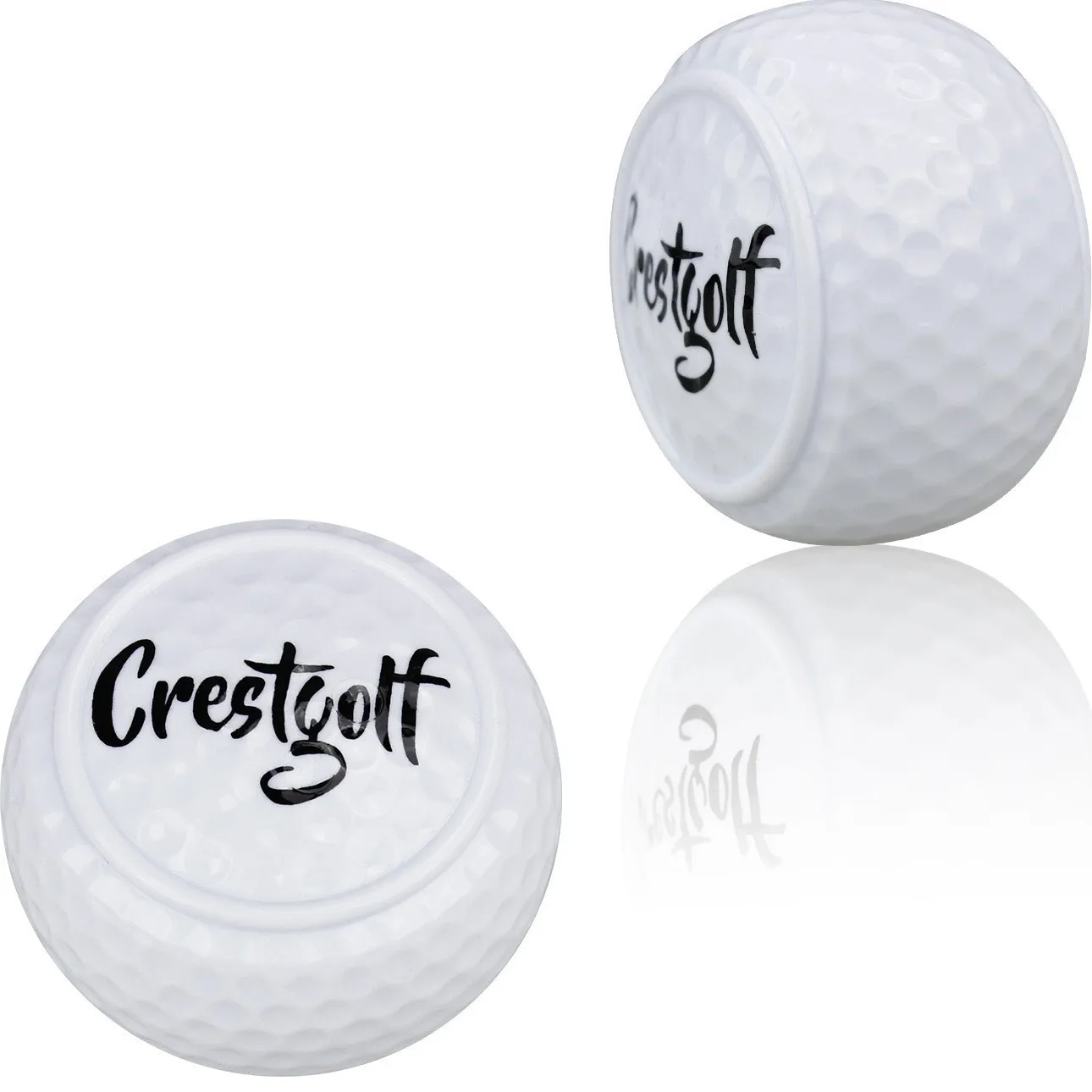 Outdoor golf practice ball assisted double layered practice ball competition practice ball flat ball golf ball