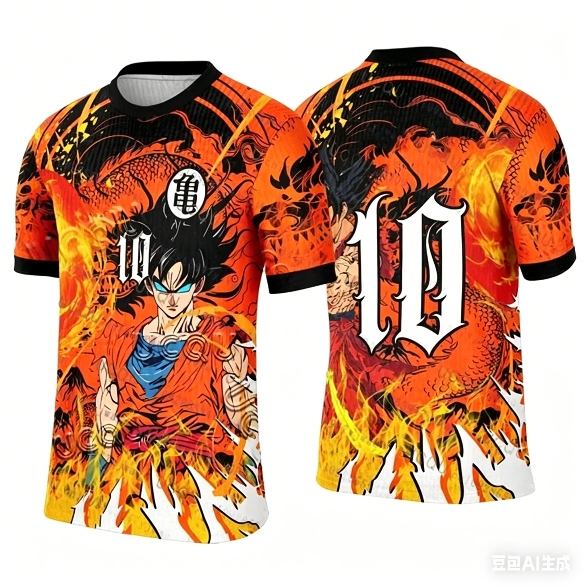 

2026 Japanese Anime Bandai Cosplay Tshirt Special Edition Dragon Ball Football Jersey Men/Women Oversize Quick Dry Sport Tshirt