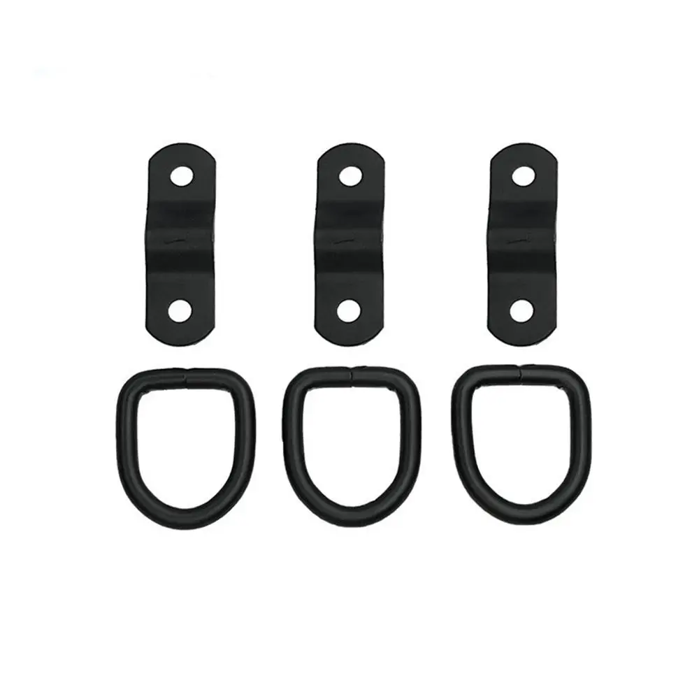 10Pcs Heavy Duty D Ring Tie Down Universal Fit Multi Purpose Fastener Ring Fastener D Type Trailer Pull Hook Boat Cargo