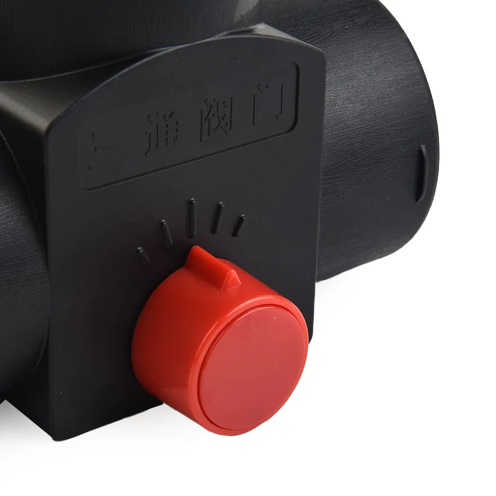 

Воздуховодная вставка-распределитель T-образной формы, 1 шт., черная, абсолютно новая, высококачественная, пластиковая, с регулирующим клапаном