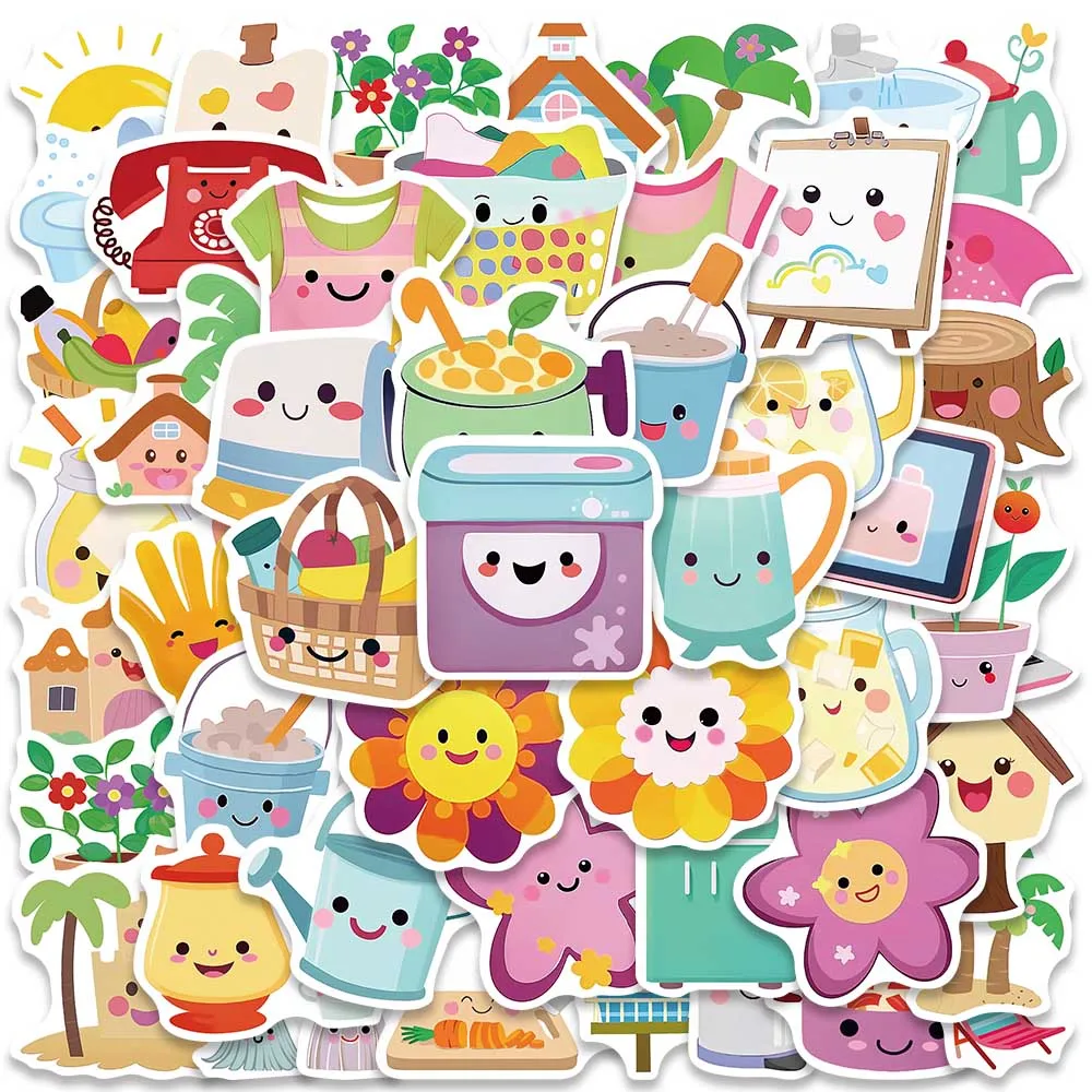 

50pcs Cute Cartoon Anime Kids Stickers For Laptop Water Botlle Luggage Notebook Waterproof Graffiti Vinyl Decals