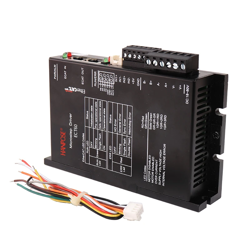 1PCS Driver ECT60 Nema 23 Stepper Motor 2.8A  1 axis Stepping Motor 24v for CNC milling machine