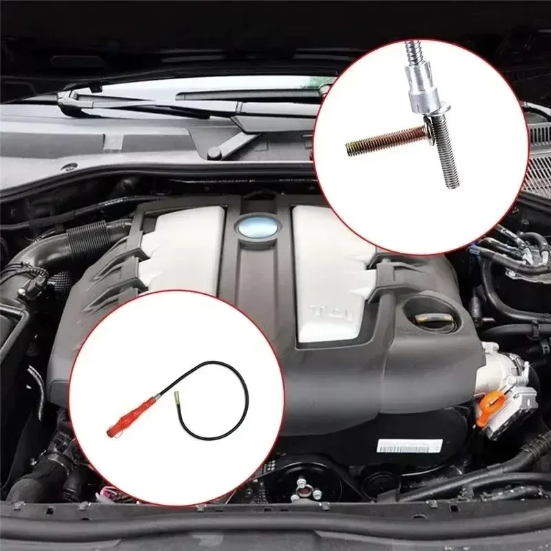 Hardware Auto Repair Tool Detector Strong Magnetic Red Handle Universal Suction Rod Engine Monitor Picker