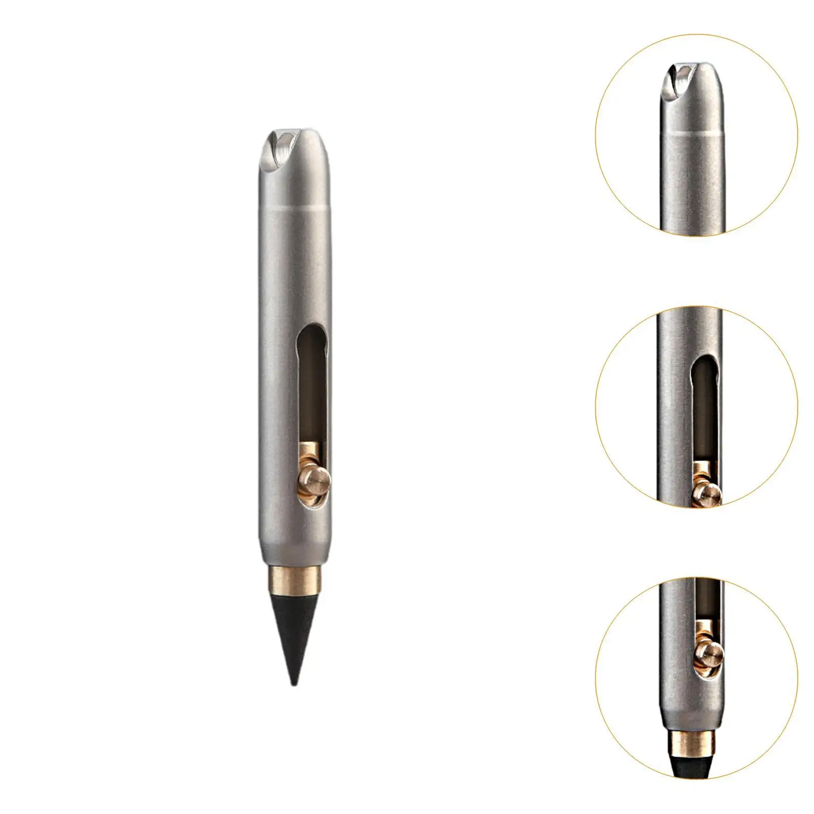 Titanium Alloy Mini Eternal Pencil School Supplies for Drawing Home Drafting