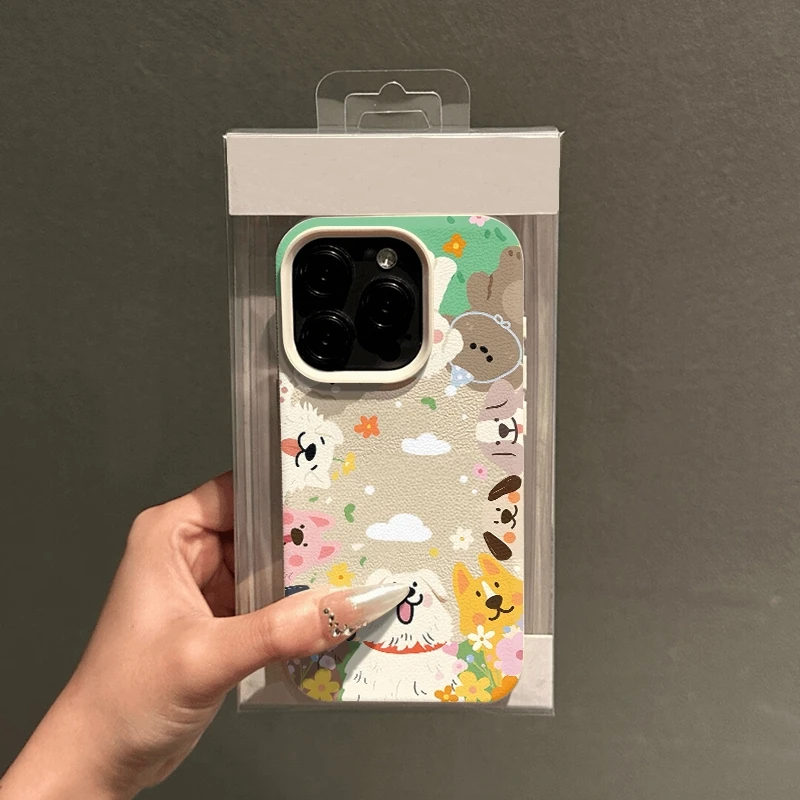 Cute Puppy Full-Body Shockproof Phone Case For Samsung Galaxy S25 S24 Ultra 5G S23 FE S22 S21 Plus A26 A25 A24 A36 A56 A16 Cover - view 2