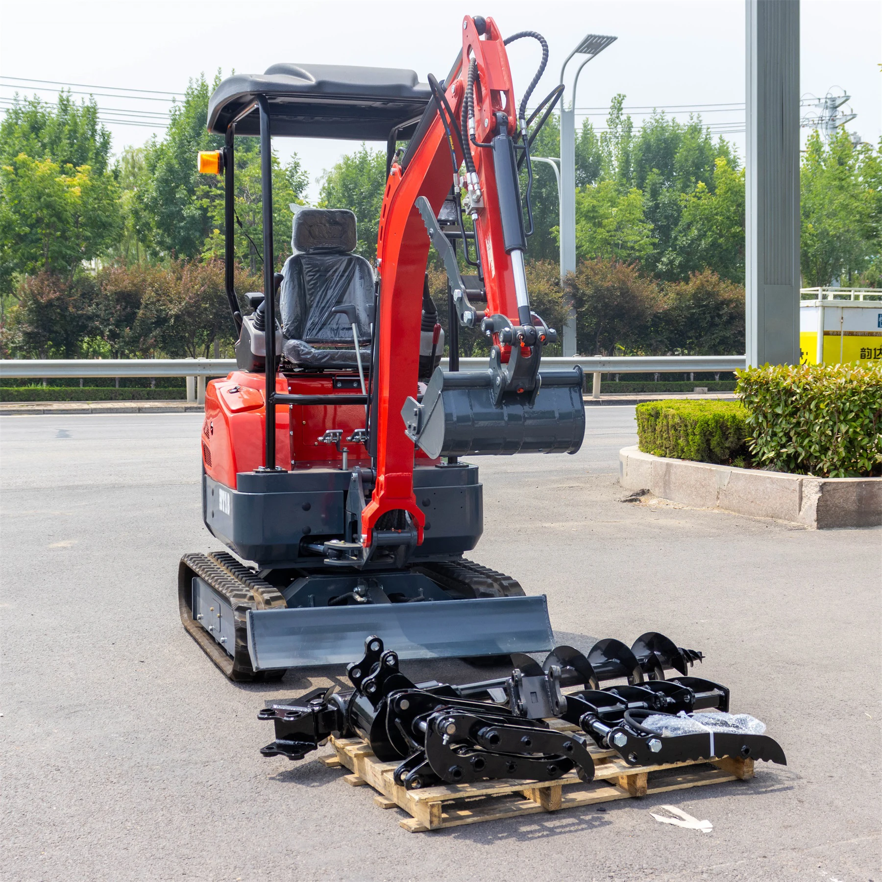 New Diesel CE Epa Engine Large Mini Excavator Farm Excavator Backhoe Loader