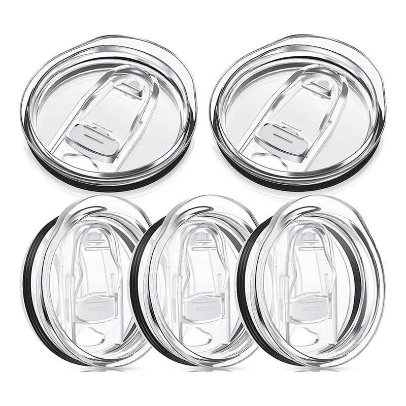 20 Oz Skinny Replacement Lids Tumbler Parts Lids Plastic Splash Resistant Lids Covers Spill Proof Skinny