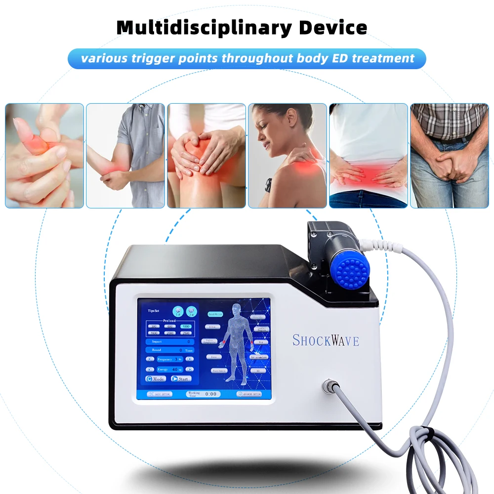 Newest Portable Shockwave Machine for Spa and Home Use Body Contouring Slimming Reduction Physical Muscle Treatment Equipment