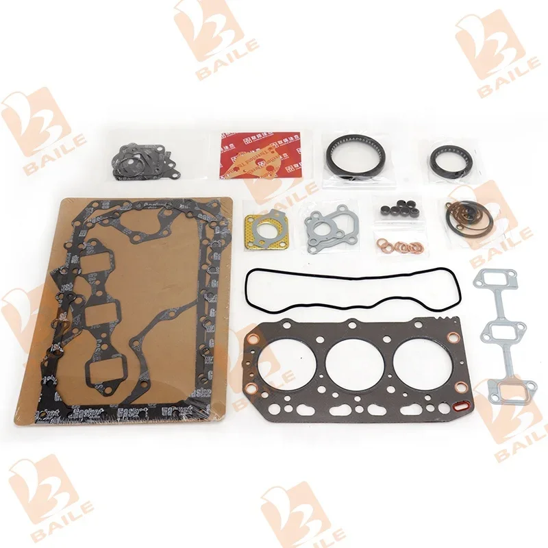 New 3TN78 Full Gasket Kit With Head Gasket For Yanmar 3TN78 3TN78T Engine Full Overhaul Gasket Set Kit