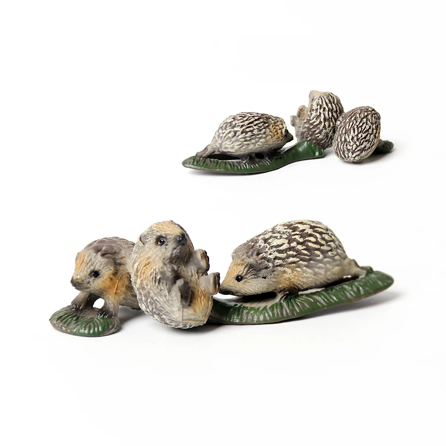 Figurines d'animaux de la jungle et du zoo en plastique, modèles de jouets kasgehog, décoration de gâteau, cadeau de collection, faveur de fête, décoration d'intérieur réaliste