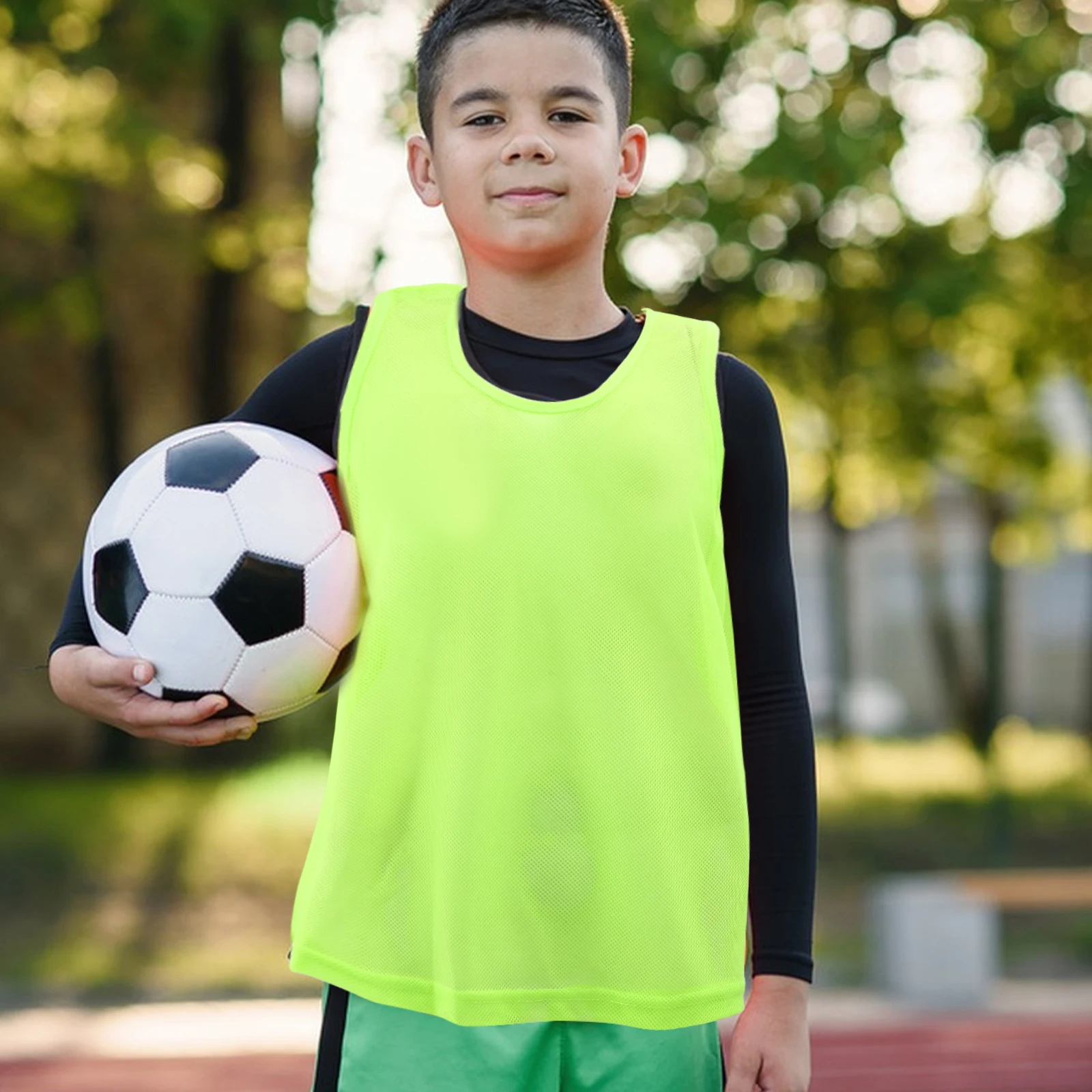 

6pcs Football Training Vests Mesh Soccer Costume Pinnies for Youth Adult Sports Team Quick Dry Polyester Jerseys Lightweight