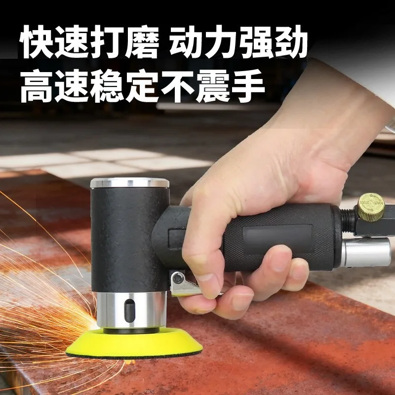 2 Inch 3 Inch Pneumatic Sander Orbital Straight Shank Air Polisher Elbow Grinder For Surface Buffing And Sanding
