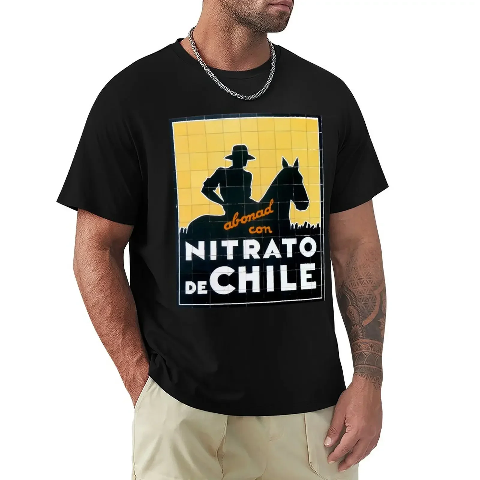 

Nitrato de chile old city spanish logo T-Shirt cotton graphic tees graphic tee shirt custom t shirt mens t shirts casual stylish