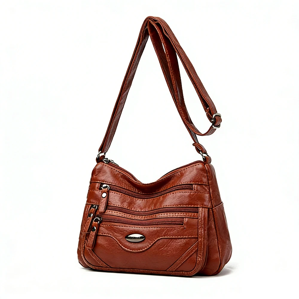 

Pu Leather Women Luxury Designer Messenger Bag Free Shipping Bolsos Mujer Trend Top-Handle Cross Body Bolsas Marcas Sale 2026