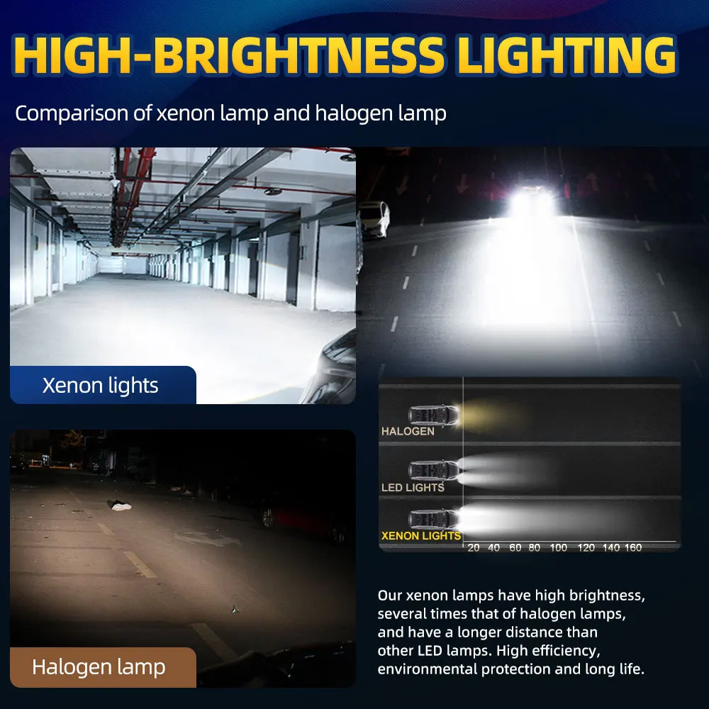 2Pcs 35W Xenon Light Bulbs D1S Xenon Car Headlight 20000LM HID Xenon Lamp 12V 6000K White For Volvo V60 2010 2011 2012 2013 image 5