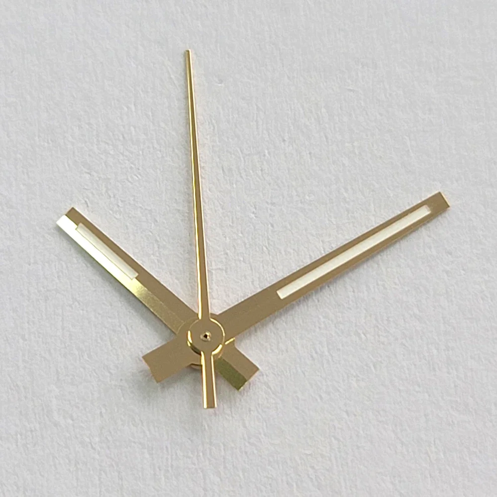Aiguilles de Montre Modifiées, Logbook Shoous Vert, Accessoires de Montre pour Mouvement NH35/NH36/4R/7S, Argent Or Rose
