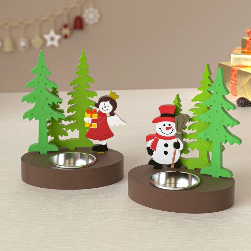 H7EB Silicone Figurine Mold Christmas Theme Crafting Moulds Silicone Texture Suitable for Party Decorating Projects and Home