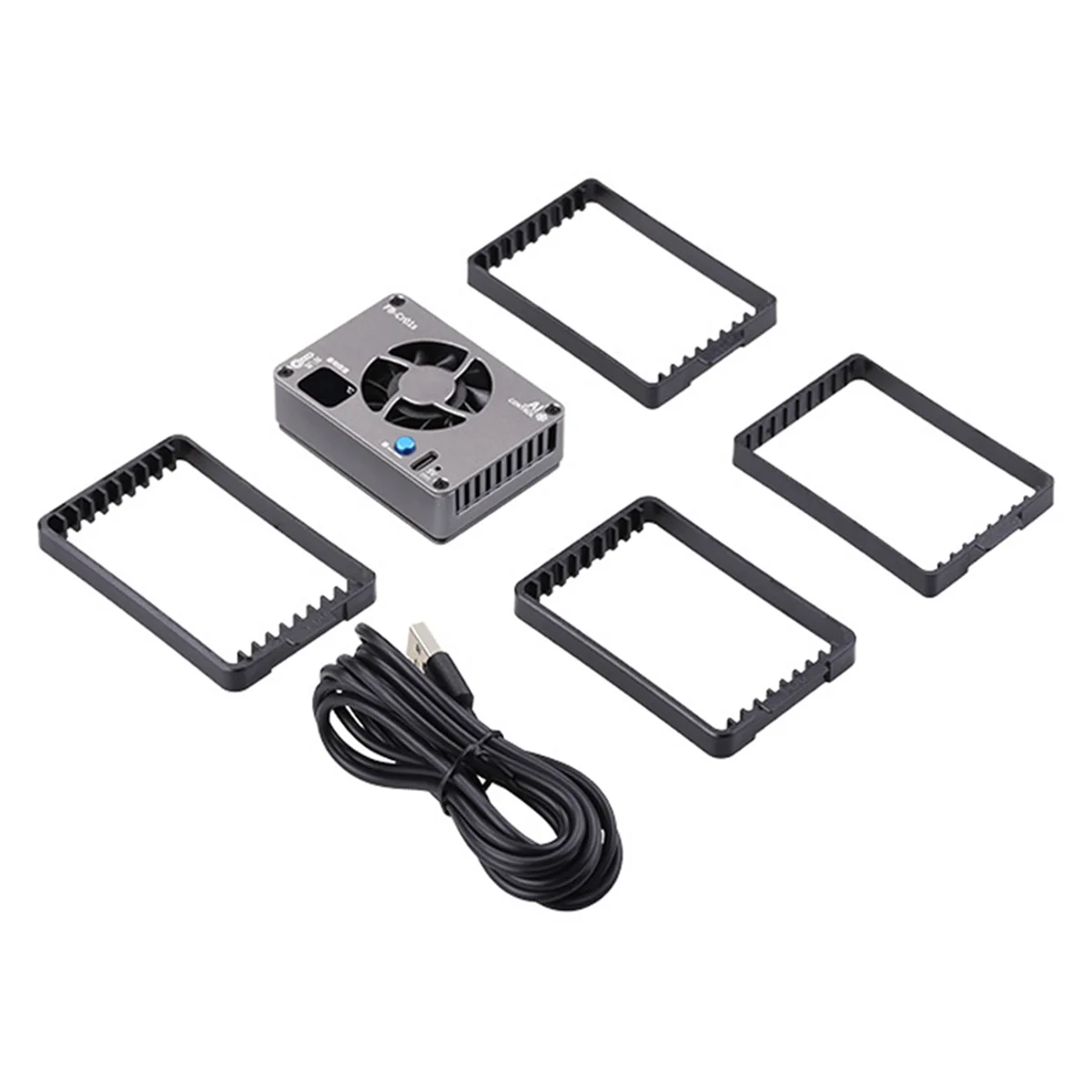 ABJZ -Cr01s カメラ冷却システム ヒートシンク冷却ファン ZV-E1 A7M4 A6700 R8 R7 R6 XT4用