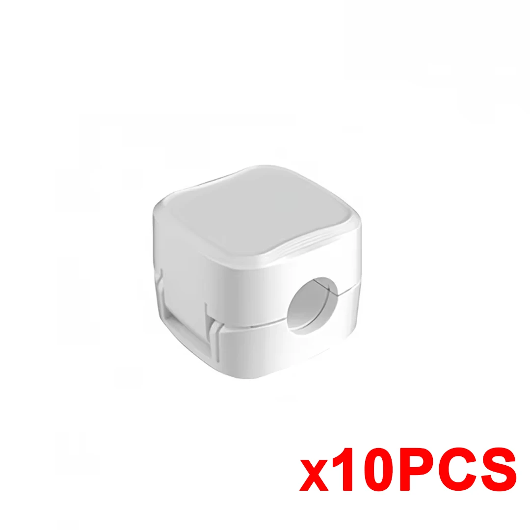 Kabelorganisatieclips, geen boren nodig, kabelhouder-opbergdozen, zelfklevende netwerkkabelclips, bekabelingsclips