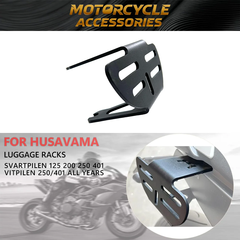

Fit for Husqvarna Svartpilen 125 200 250 401 Vitpilen 250/401 Motorcycle Side Bag Holder Side Panniers Rack Right