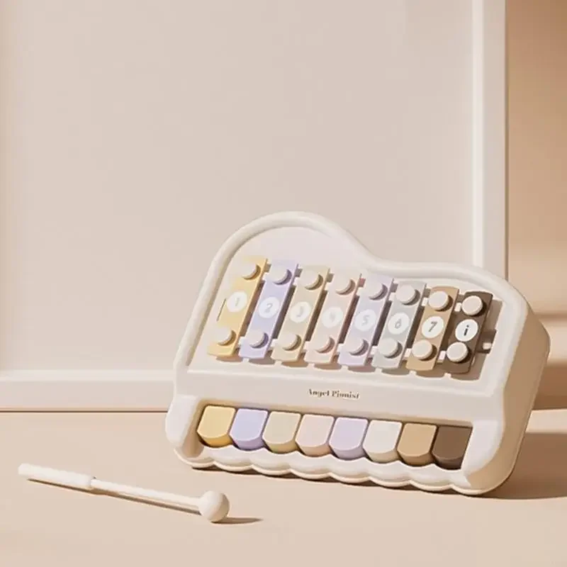 أداة عزف موسيقى تفاعلية لعبة إكسيليفون للأطفال الصغار تشجع على تطوير الإيقاع والاستكشاف السمعي الإبداعي 15UB #3