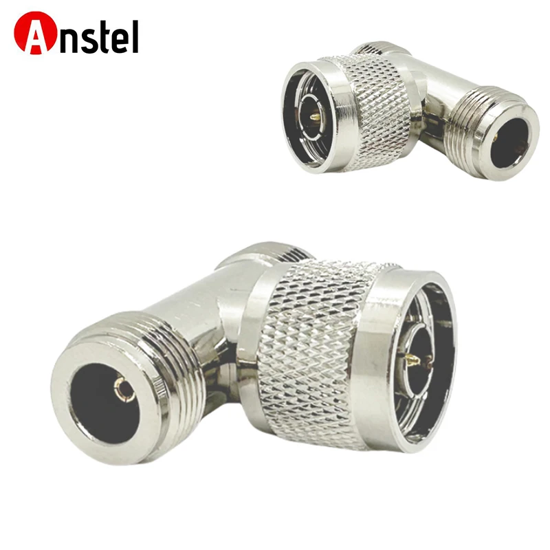 N Type Male to Dual 2 N Type Female 3 Way Splitter RF Antenna Connector N Type Triple T Shape Coaxial Adapter for Walkie Talkie