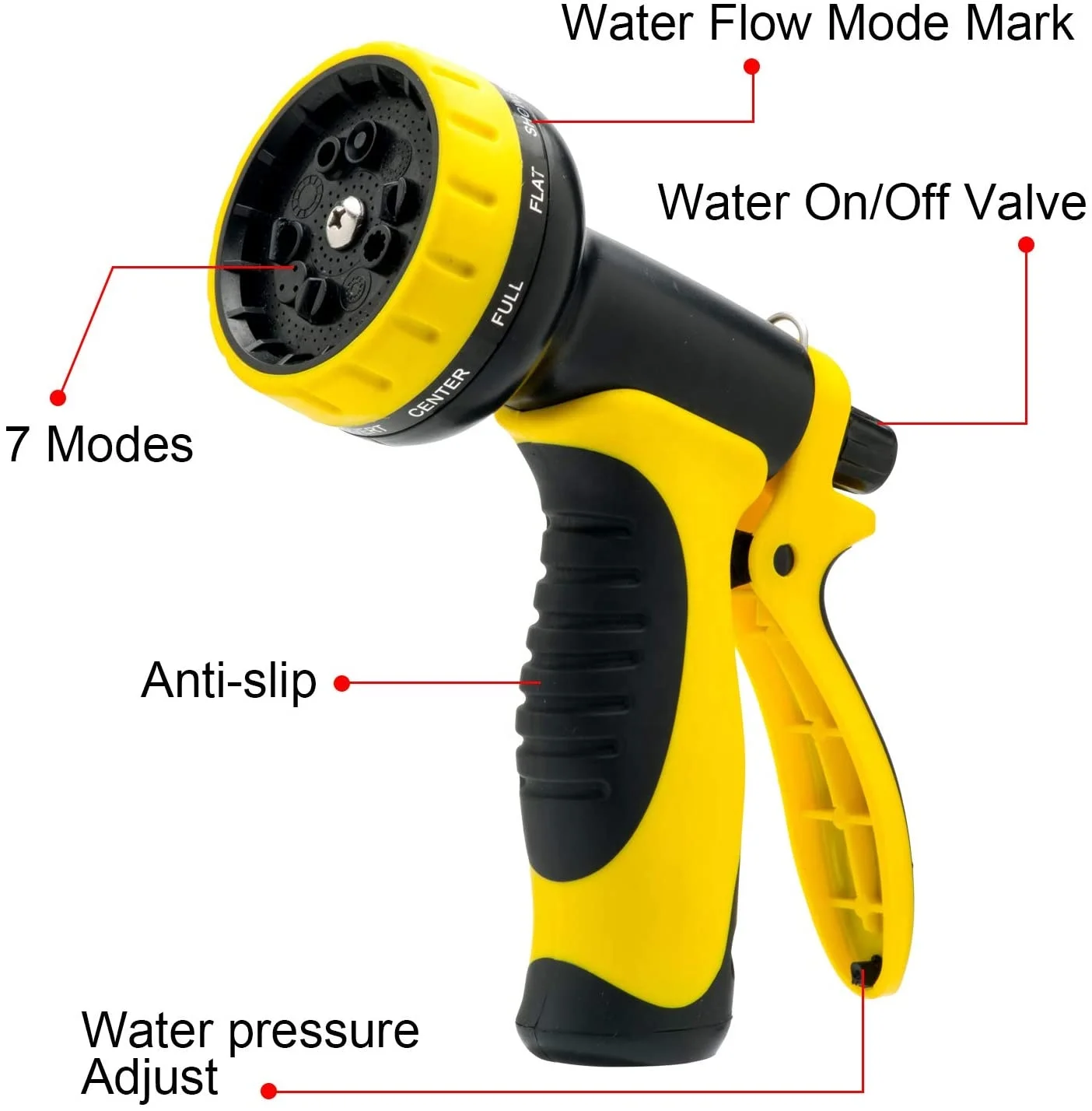 Factory High Quality Expandable Garden Hose Garden Hoses & Reels High-pressure Spray Water Gun view 2