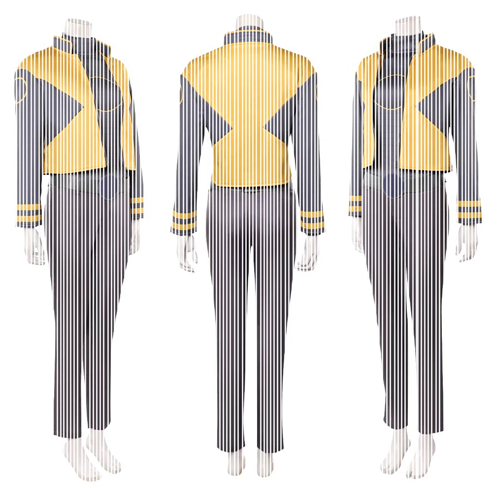 

Movie Super Villain X Cosplay Jean Grey Costume Adult Men Full Set Stage Uniform Performance Suits Halloween Carnival Party