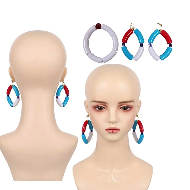 

Fighter 6 Elena Cosplay Earrings Bracelet Adult Women Fantasy Game Halloween Carnival Costume Accessories Gifts