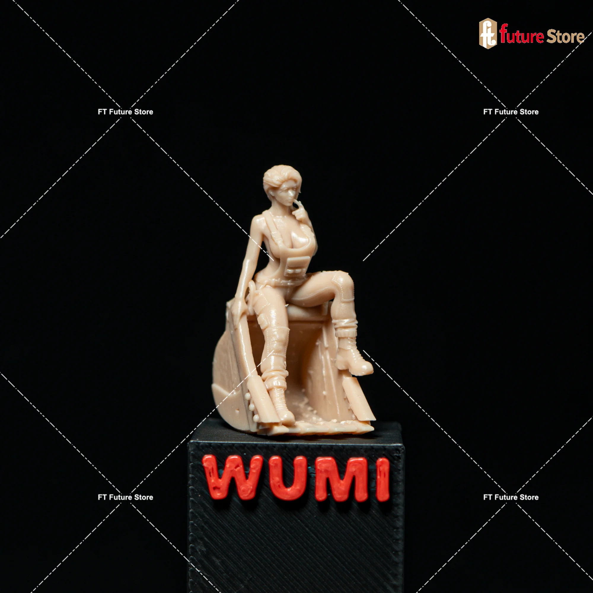 ثلاثية الأبعاد طباعة مصغرة 1/64 1/43 1/35 عامل جميل قليلا السمين سيدة بيكيني للشاطئ فتاة الشكل ديوراما تمثال نموذج MiniDoll