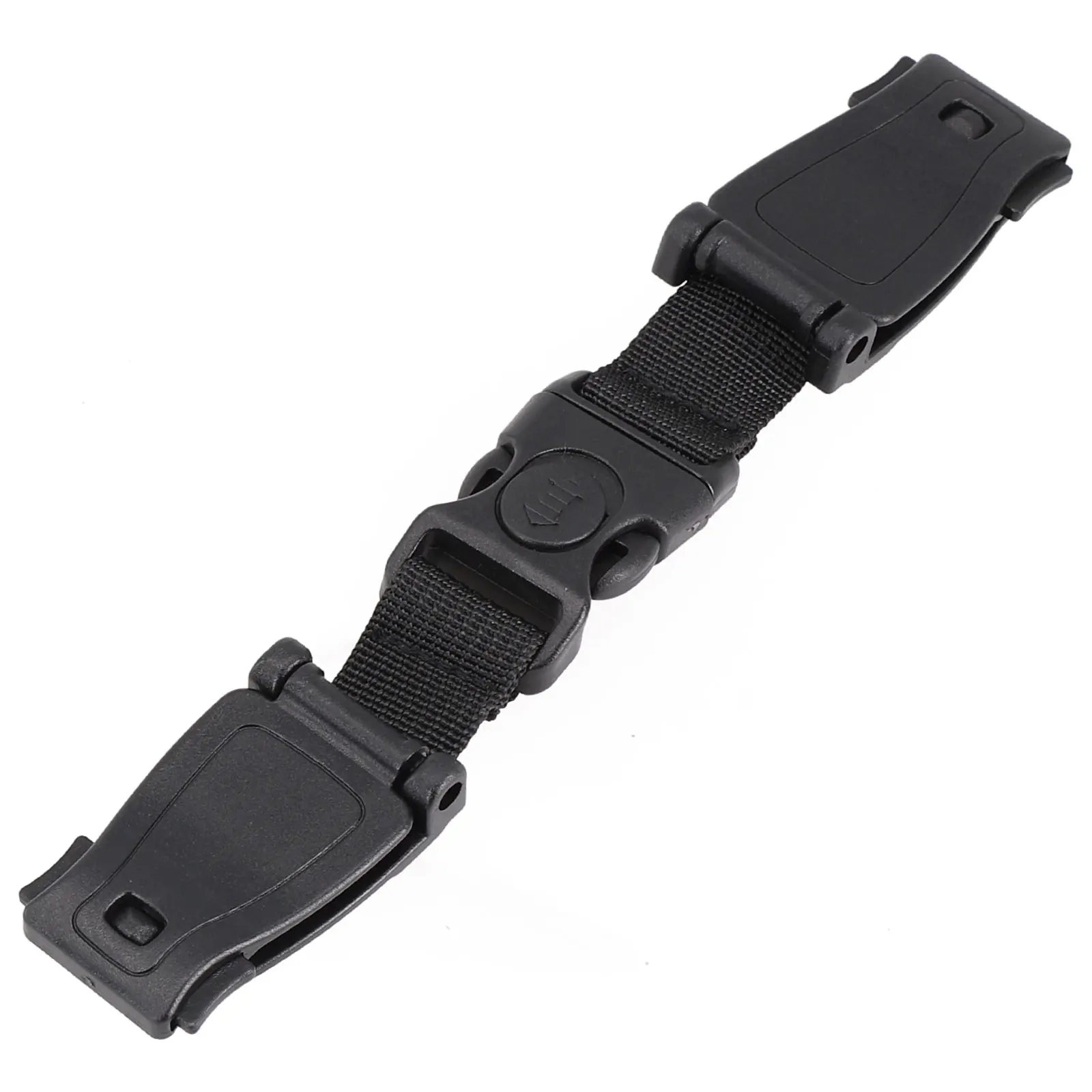 1pcs Car Baby Safety Seats Strap Belt Durable Child Harness Chest-Clip Safe Buckle Black 16.5cm/6.3inch Seat Belt Accessories