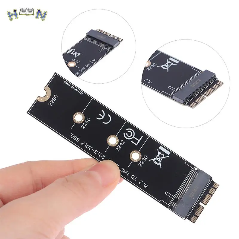 

M2 SSD Adapter M.2 PCIE NVME SSD Converter Card For Macbook Air Pro 2013 2014 2015 2017 Year A1465 A1466 A1398 A1502 A1419