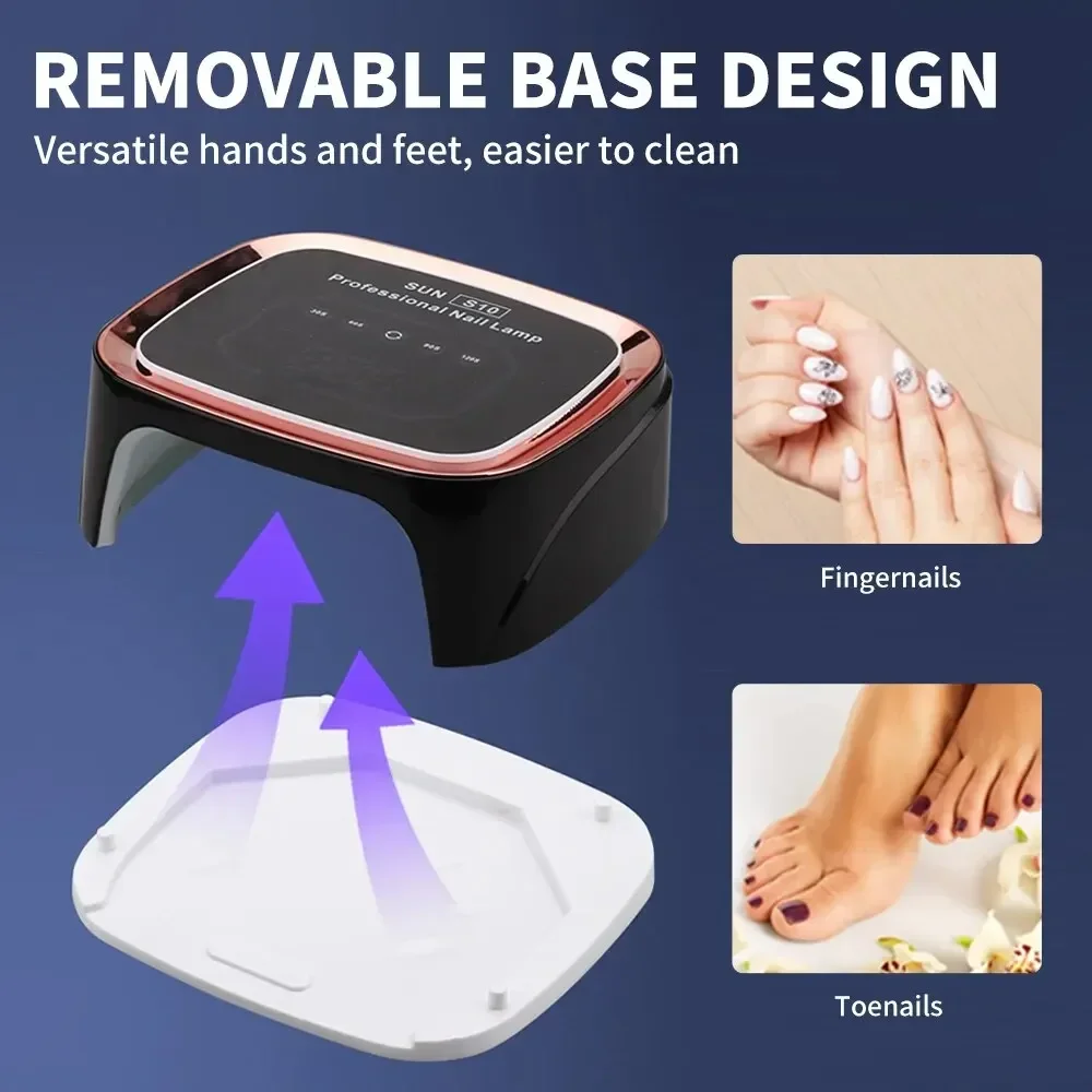 Rechargeable Nail UV LED Lamp Dryer Wireless Professional Nail Drying Lamp for Fast Dry Curing All Polish Gel Wholesale