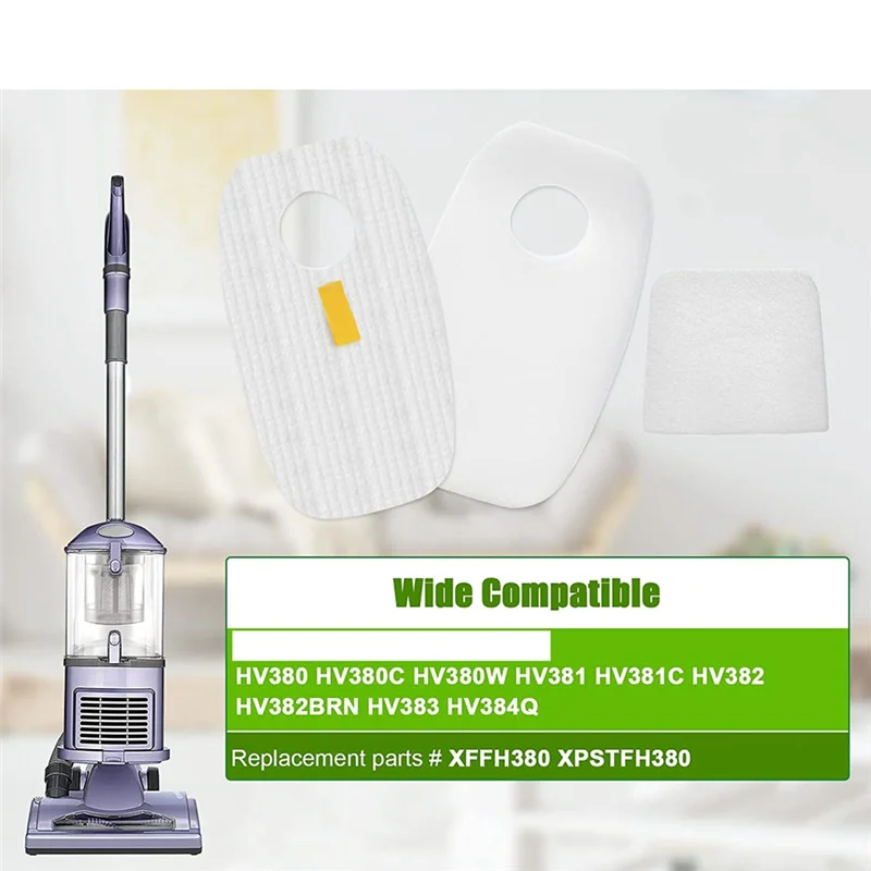 A62K-комплект предварительных и постфильтров для замены для Shark Ro-Cket Duoclean HV380 HV381 HV382 HV380 HV381 HV383 HV384Q HV380W