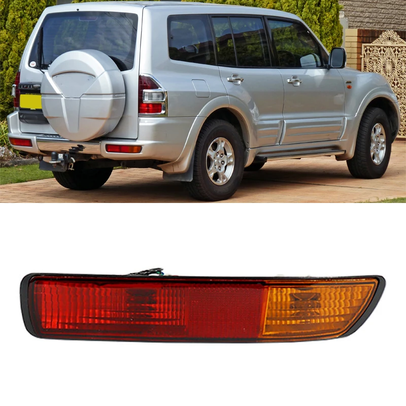 

Car Accessories Rear Bumper Fog Light Fog Lamp Reflector Tail Light For Mitsubishi Pajero V73 V75 V75 2001 2002 2003 MR508783
