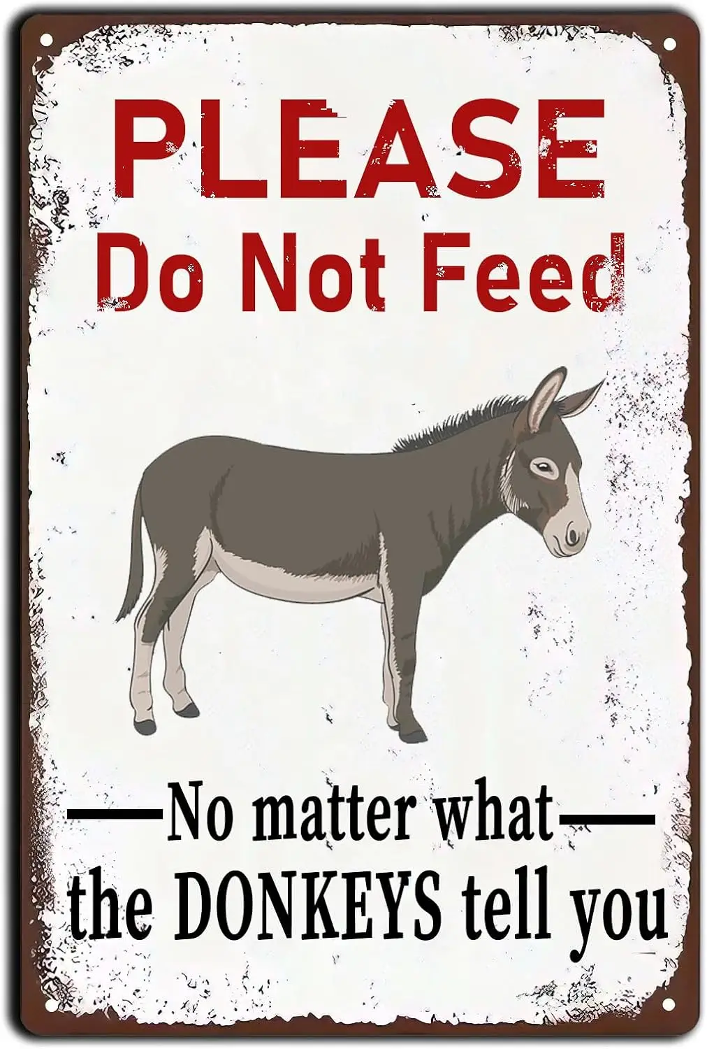 Funny Donkey Sign,P…