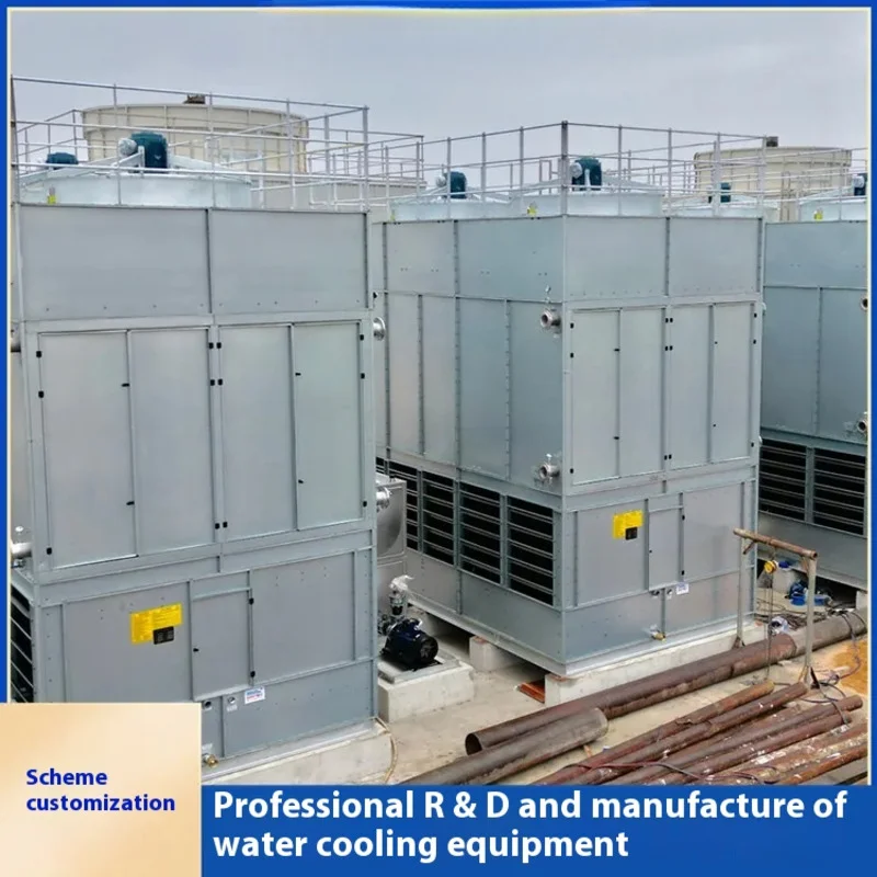 

Fiberglass cooling and heat dissipation tower Fully enclosed cooling tower Open counter current matching cooling