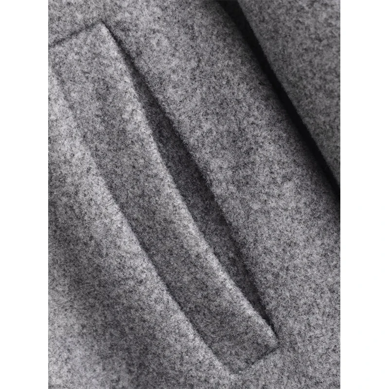 Veste courte pour femme manteaux automne hiver mode col en fausse fourrure manteaux à manches longues Vintage vêtements de dessus pour femmes Chic hauts