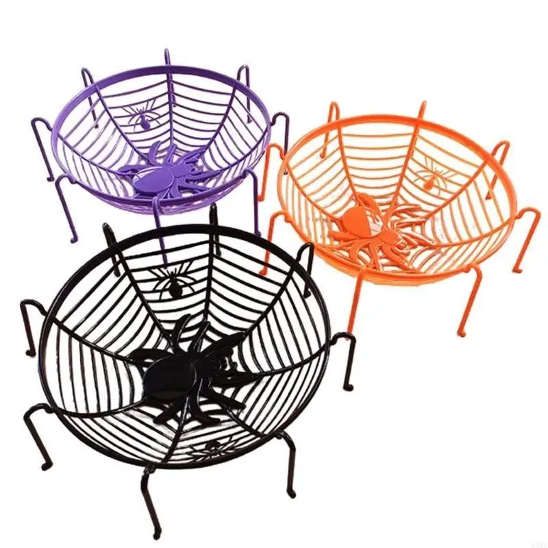 Cestas web Cestas web C90A Halloween Candy Bowls Decorativo Testra agua Topicapiés Decoras fijación fijación