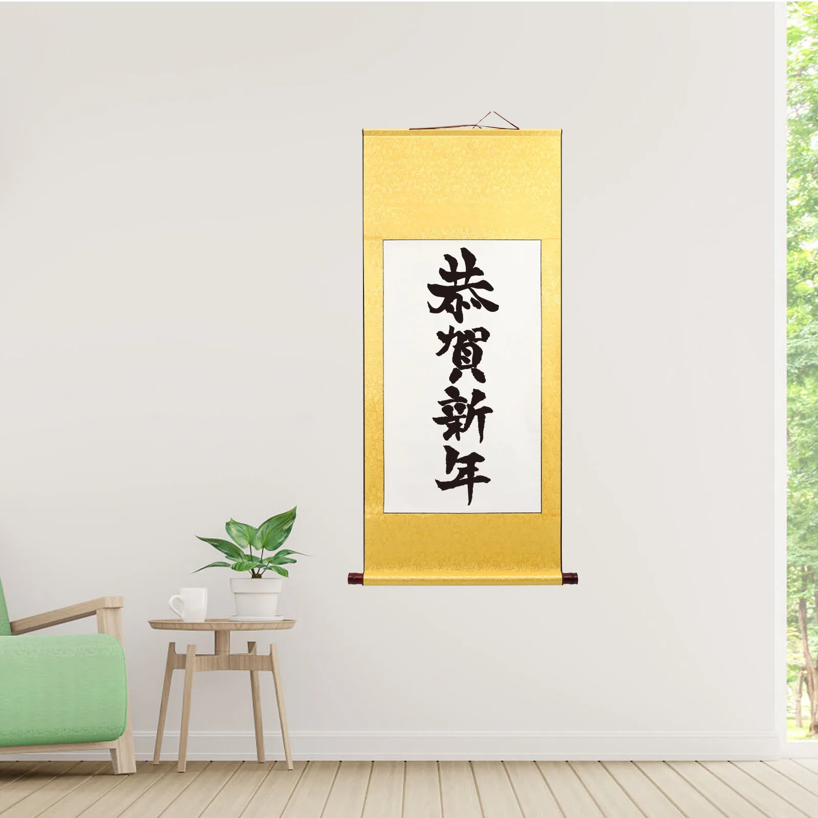 2Pcs Chinese Calligraphy Scroll Paper Blank Portable Painting Paper Durable Scroll Writing Accessory Perfect for Home Office