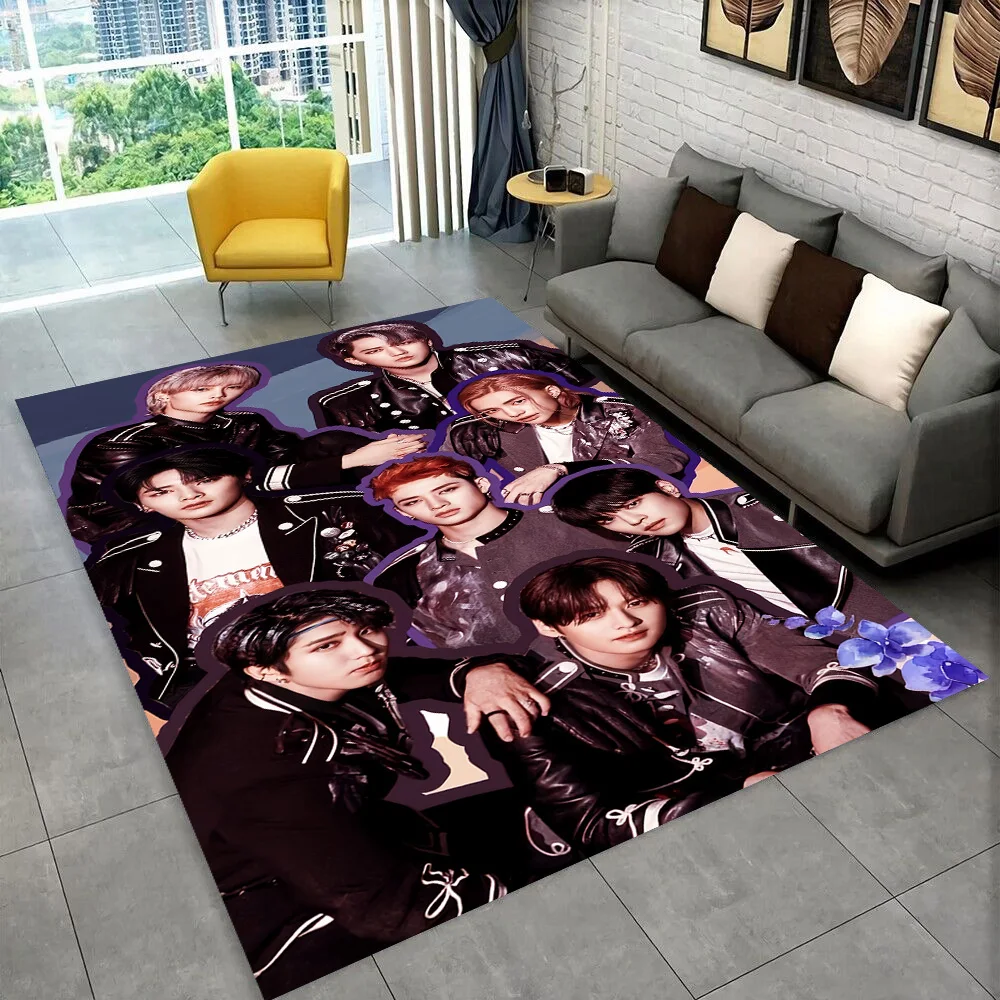 3D Korea K-Pop Star Kim JIN SUGA V Teppich für Wohnzimmer Schlafzimmer Heim-Deko, Bodenmatte Rutschfeste Dekoration für Sofa Fußmatte – Detail 17