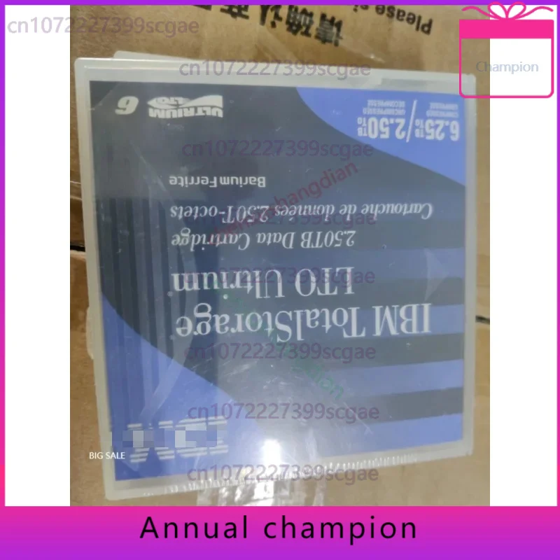 

Новая оригинальная лента для передачи данных IBM lto6 2,5/6 ТБ, 00v7590