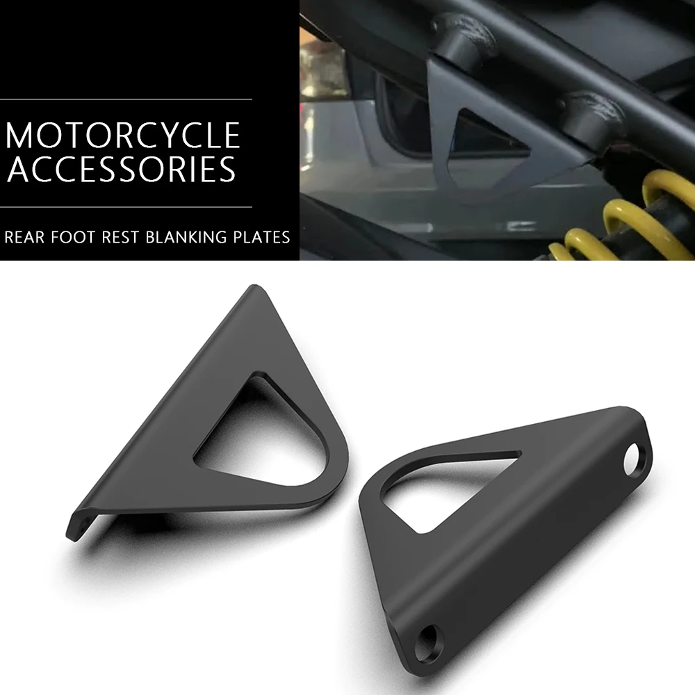 Rear Foot Rest Blanking Plates For Honda CB 650R CB 650 R Neo Sports Cafe CBR650R CBR 650R CBR 650 R 2019-2020 2021 2022 2023