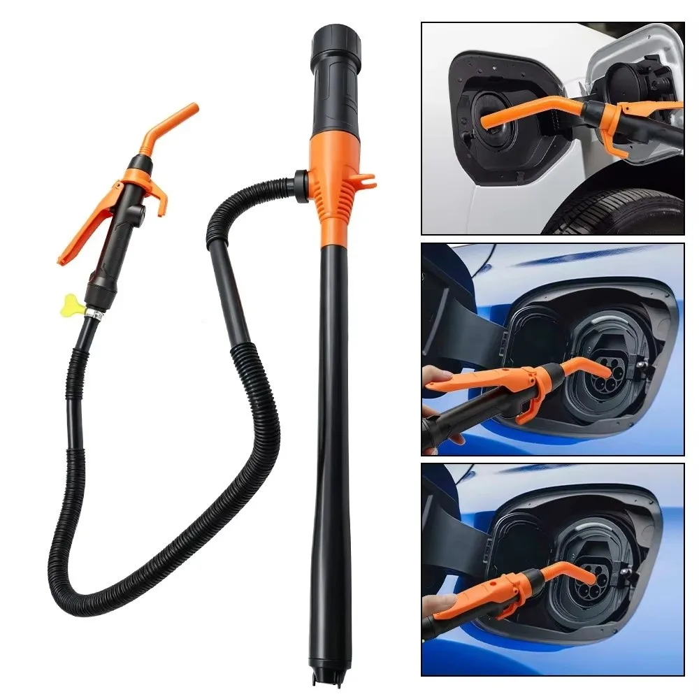 Battery Operated Electric Fuel Pump Hanging Design Lightweight Car Gas Oil Pump Automatic Vacuum Pump Water Diesel Transfer