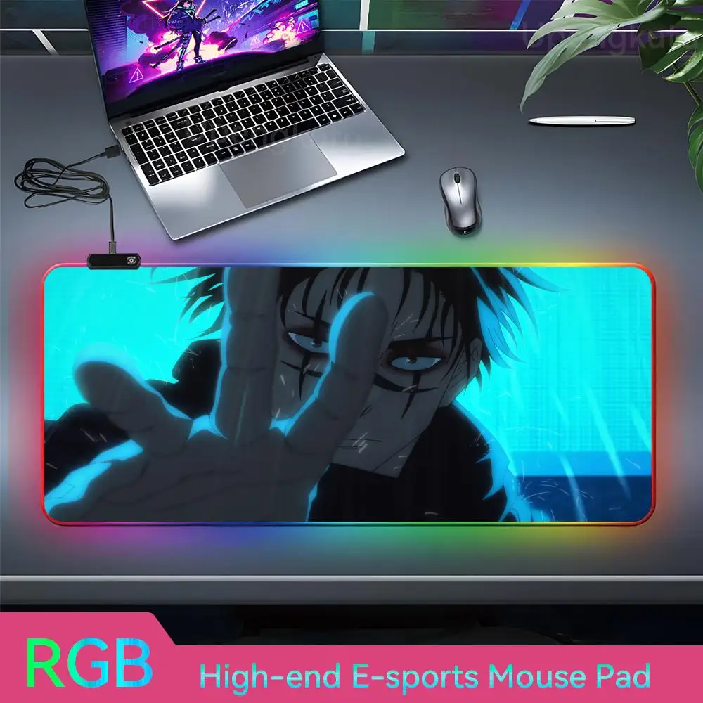 C_choso Size For Game Player Desktop PC Computer Laptop   Home Computer Mousepad Pad RGB LED Lamp Card Playmat Anime Desk Mat