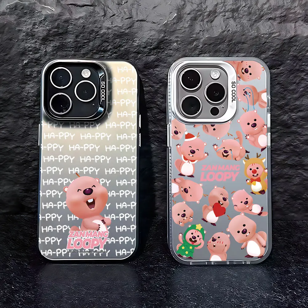 Cartoon Loopy Korea Hot Doll Case for Samsung Galaxy S24 S23 S22 S21 S20 Note20 Ultra Plus FE M31 4G 5G Matte Back Cover